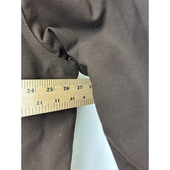 Vintage Carhartt Detroit Jacket Flannel Lined 2XL J200DKB Dark Brown Union Labor - Picture 7 of 16